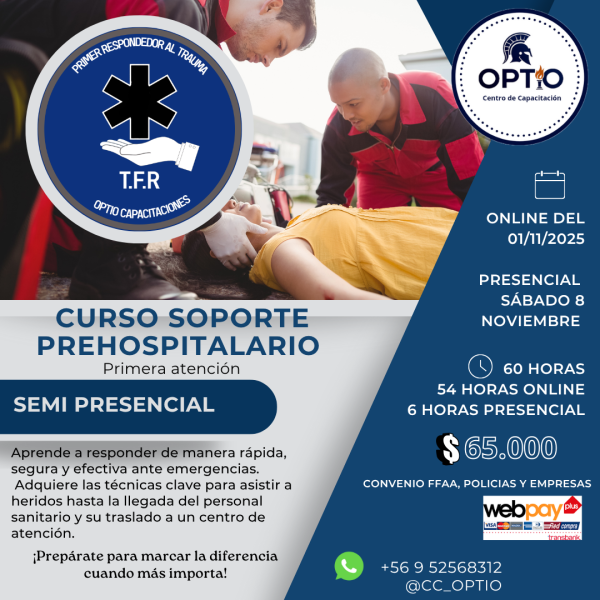 Curso Soporte Prehospitalario. Primera atención