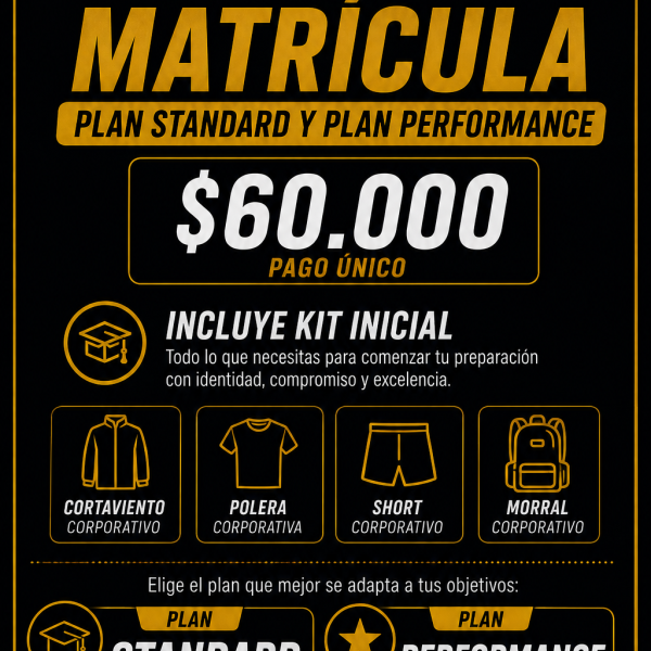 Matrícula Preuniversitario Militar 2027